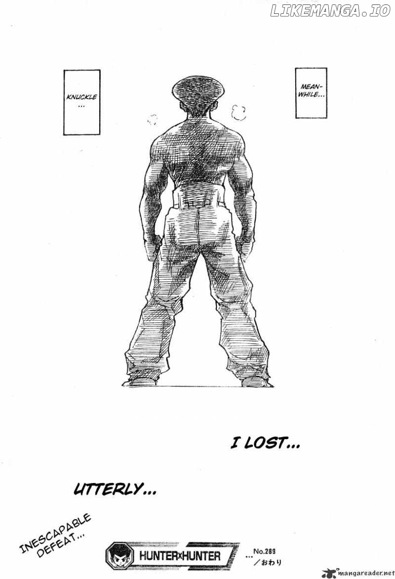 Hunter x Hunter, Chapter 289 image 19